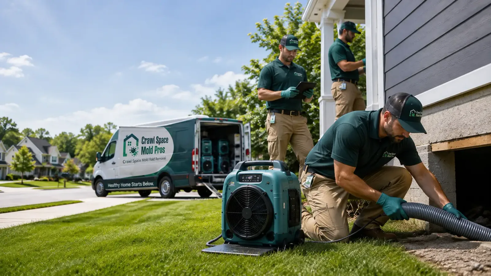 Crawl Space Mold Removal in Ladd, IL